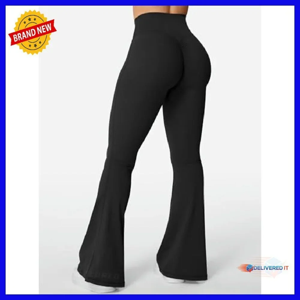 Flare Yoga Leggings Scrunch Butt Lift Squat Proof High Waist